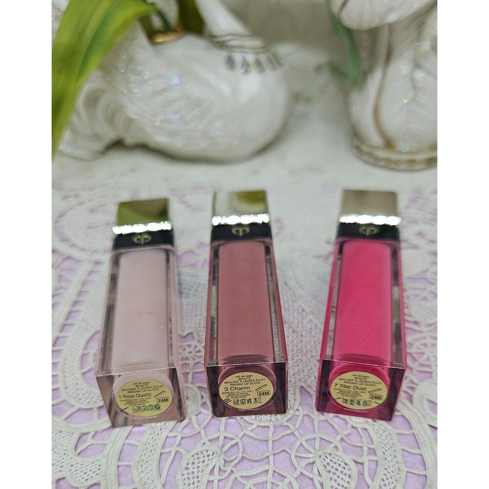 Cle De Peau Radiant Lip Gloss - 1 Rose Quartz , 0.25 oz New - Picture 6 of 6